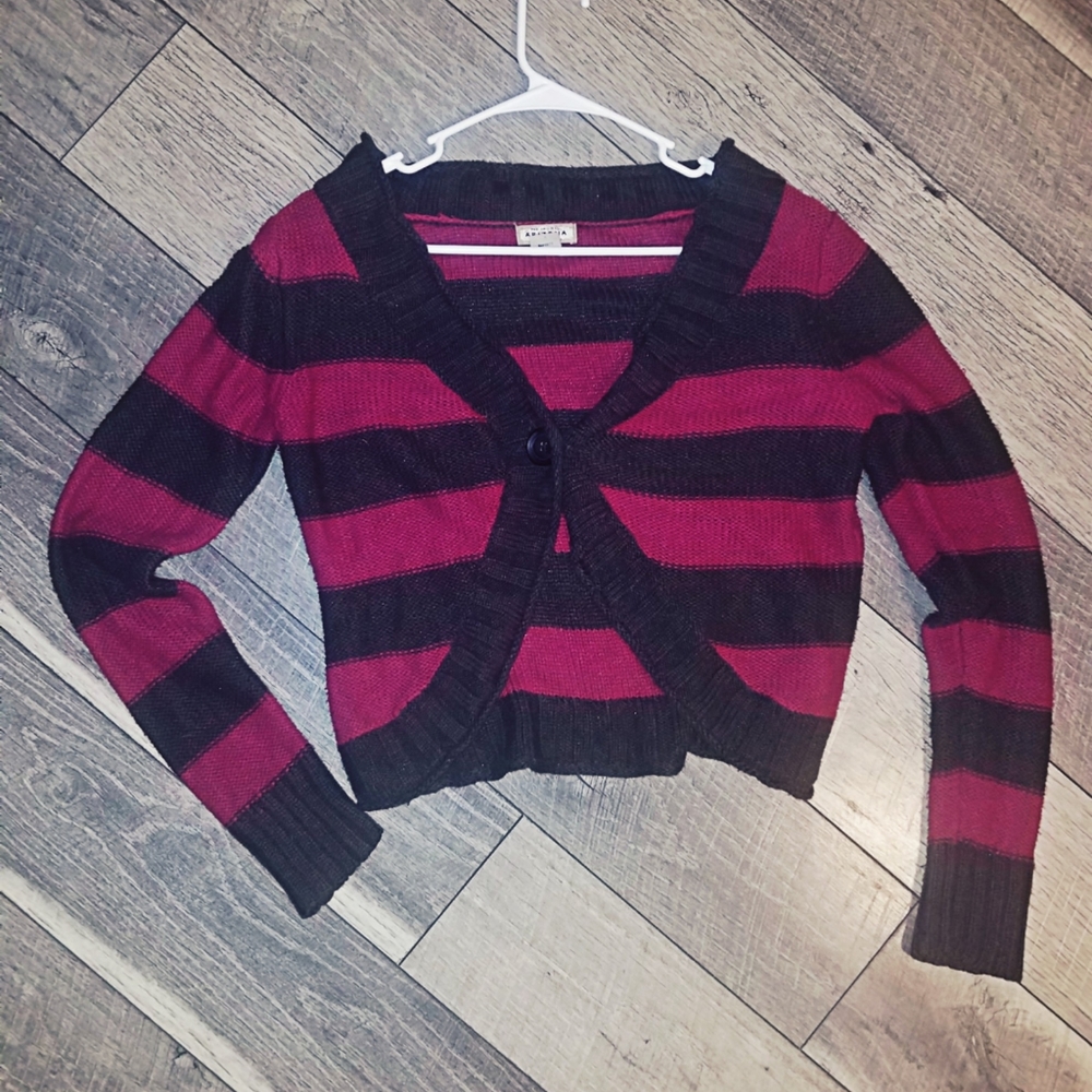 Arizona Jean Co. Crop Cardigan sz XL